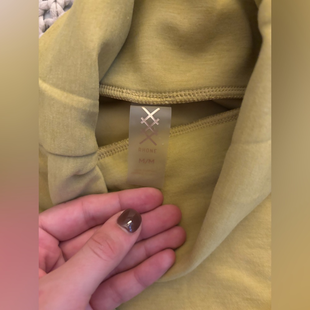 RHONE chartreuse pullover